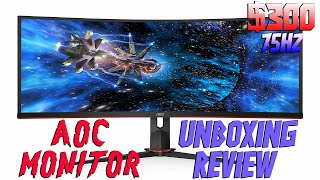 AOC CQ34G2 Superwide Gaming Monitor Unboxing \u0026 Review