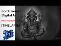 Lord Ganesh Digital Art | Photoshop Tutorial | Timelapse