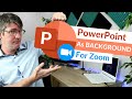 Use PowerPoint Slides as virtual background in Zoom