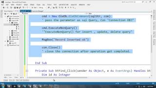 Database Connectivity visual basic 2012 with MS Access part 5