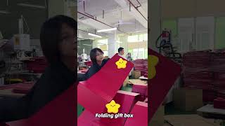 Oversized folding box for gift wrapping, clothing, cosmetics,JS packaging#packagingfactory #giftbox