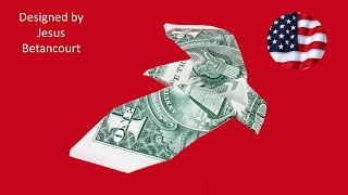 💲Dollar Bill Origami Eagle😉 "Instructions Video"🇺🇸