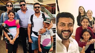 Actor Surya Family Members | Wife Jyothika, Daughter, Son, Brother, Sister Photos & Biography