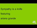 Charli xcx - Sympathy is a knife (feat. Ariana Grande) Lyrics Video