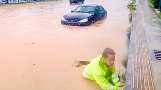 Clearing the Way Unclogging Storm Drains to Prevent Flooding!