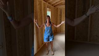 “Make it with Mary Construction” my next project, the workout shed. #themaryburke #follow #workout