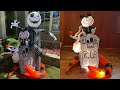 modified 2022 gemmy airblown inflatable 5.5ft nightmare before christmas scene review