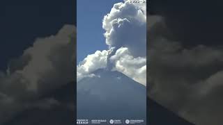 Impactante tremor registrado hoy en el #envivo #Popocatépetl #envivo