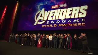 Avengers Endgame World Premiere Los Angeles - Cast Photo (official video)