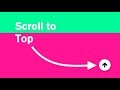 CSS & JS - Scroll To Top With Ease-In-Out Effect