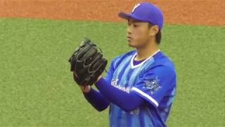 2018年3月23日 オープン戦 埼玉西武 － 横浜DeNA  石田投手 1回裏の投球【Yokohama db専用動画複製・転用禁止】