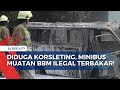 Mobil Pikap Bermuatan BBM Ilegal Terbakar dan Buat Warga Klaten Jateng Panik!