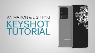 KEYSHOT ANIMATION & LIGHTING TUTORIAL OF SAMSUNG S20 BY PHONE INDUSTRY #keyshot #keyshotanimation