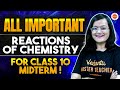 All Chemical Reactions of Chemistry Class 10 | Midterm CBSE 2024-25