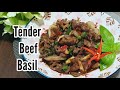 Daging Sapi Selasih/Kemangi / Sliced Beef Basil Recipe