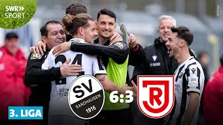3. Liga: Irre Anfangsphase - SV Sandhausen siegt gegen Jahn Regensburg | SWR Sport