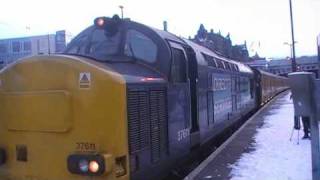 DRS 37610 and 37611 on 1Q10 at Haymarket and Waverley: 4/1/10