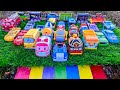 Disney Pixar Cars Lightning McQueen, Robocar Poli, Mater, Big Thomas | Car toys fall into the water