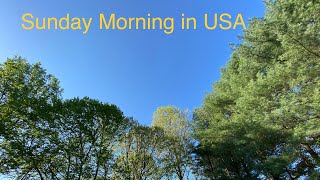 Relaxing Sunday Morning in USA, Birds chirping, Nature sounds, Indians life in USA, America Darshan