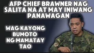 ITO NA MATINDING PANAWAGAN NI BRAWNER