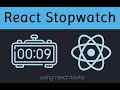 Stopwatch in ReactJS using useState and useEffect