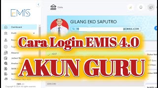 Cara Login EMIS Akun Guru || Integrasi EMIS SIMPATIKA