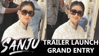 Manisha Koirala GRAND ENTRY At Sanju Trailer Launch