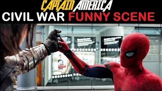 Captain America Civil War Funny Scenes [in HINDI]