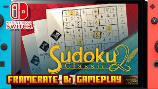 Sudoku Classic 2 - (Nintendo Switch) - Framerate \u0026 Gameplay