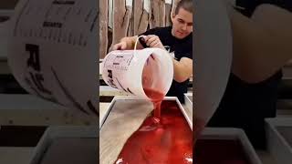 red table epoxy