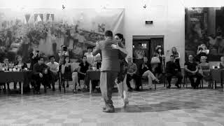 Elena Sergienko y Sergiy Podbolotnyy performing at Nuestro Tango Weekend 2017