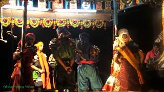 Yakshagana -- Devi Mahathme - 7 -  Hasya - Kateel Mela - Poornesh Acharya as Purohitha