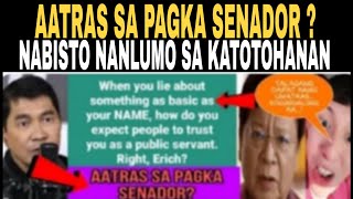 KAKAPASOK LANG! HALA NABISTO! ERWIN TULFO AATRAS SA PAGKASENADOR?/REACTION