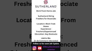 Sutherland Careers 2025: How to Apply for Work-from-Home Jobs