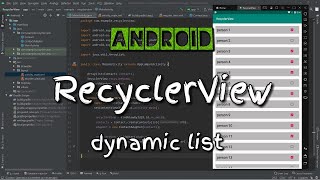 Android _ RecyclerView _ dynamic lists