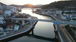 From Tongyeong Bridge in Naples, #Korea to Tongyeong Port...  한국의 나폴리 통영대교 에서 통영항...