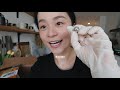 vlog 76 小型淘宝开箱🎁 厚厚厚厚的三明治🥪 酿的荔枝酒可以喝啦 手抓饼酥皮奶油蘑菇汤 又做了黑糖波霸奶茶 belinda chen