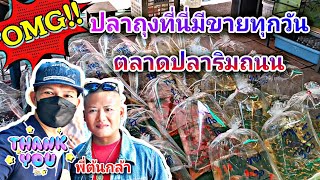 ปลาถุงที่นี่มีขายทุกวัน ตลาดศรีสมรัตน์ ริมฟุตบาท #NCO544