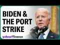 What steps could Biden take to end the port strike