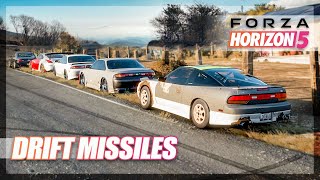 Forza Horizon 5 - Taking Drift Missiles to Ebisu Circuit!