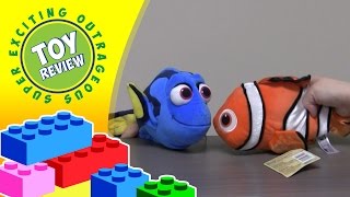 Disney Pixar Finding Dory Plush Dory and Nemo - Toy Review