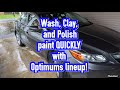 Wash, clay, polish car paint in less time with Optimum's amazing lineup!