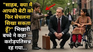 साहब, क्या मैं आपकी बेटी को फिर से चलना सिखा सकता हूँ? भिखारी बच्चे ने कहा — करोड़पति सन्न रह गया.