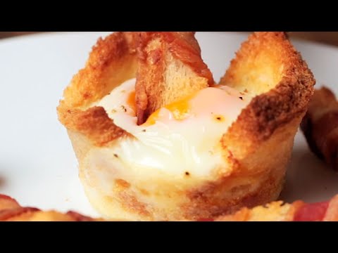 Bacon Egg Cups Recipe by Tasty