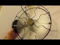 antique 1917 general electric 12 inch auu electric fan