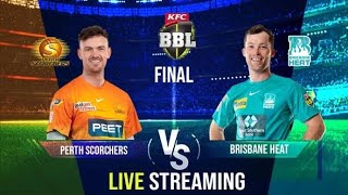 LIVE: Perth Scorchers vs Brisbane Heat BBL 12 Finals (2022/2023)Live Watch Along & Live commentary