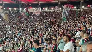Torcida Fluminense ontem no Maracanã Flu x Palmeiras