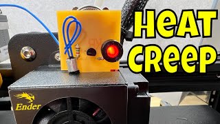 Sensing Heat Creep in a 3D Printer Hot End