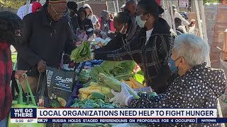 ‘The need is real’: Several churches are feeding lines of hungry people 3 days a week