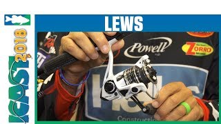 Lews Custom Speed Spin Spinning Reels with Wesley Strader | iCast 2018